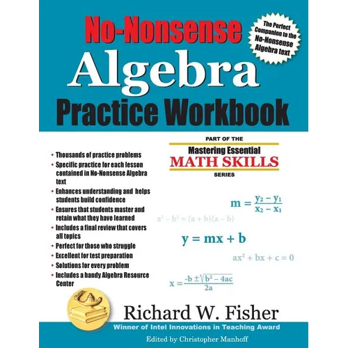 No-Nonsense Algebra Practice Workbook