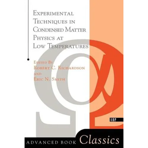 Experimental Techniques in Condensed Matter Physics at Low Temperatures