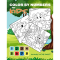 Color by Numbers for Kids: Animals In The Forest Coloring Book