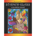 Stained Glass Coloring Book: Beautiful Animal Designs for Relaxation and Stress Relief, Stained Glass Coloring