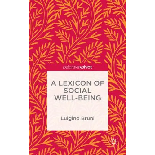 A Lexicon of Social Well-Being
