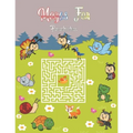 Mazes For Preschoolers: 40 Mazes With Animals Coloring Pages. Mazes Activity Book For Boys and Girls. Puzzle Game For 4-6 6-8 Years Old kids.