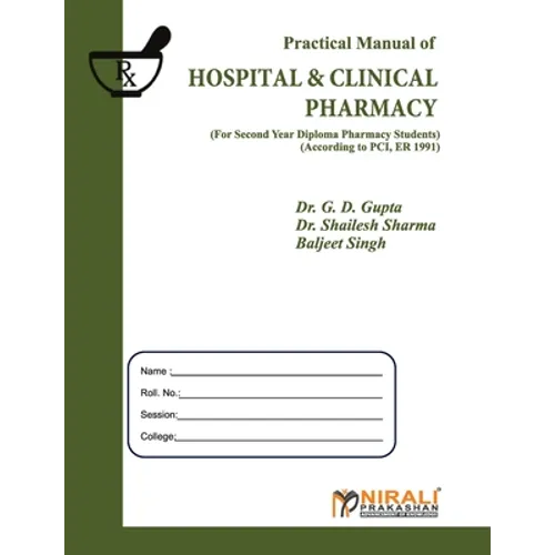 Hospital and Clinical Pharmacy