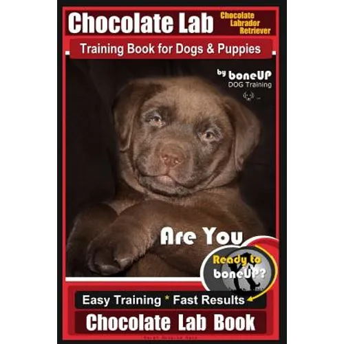 Chocolate Lab Chocolate Labrador Retriever Training Book for Dogs & Puppies By BoneUP DOG Training: Are You Ready to Bone Up? Easy Steps * Fast Result