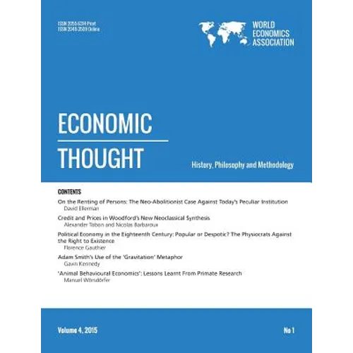 Economic Thought, Vol 4, No 1, 2015