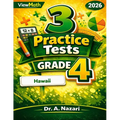 3 Hawaii SBA Grade 4 Math Practice Tests: Full-Length Test Prep with Detailed Answer Explanations
