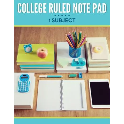 College Ruled Note Pad - 1 Subject