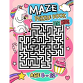 Maze Puzzle Book for Kids age 8-12 years: Activity Book for Kids (Maze Books for Kids) with coloring pages