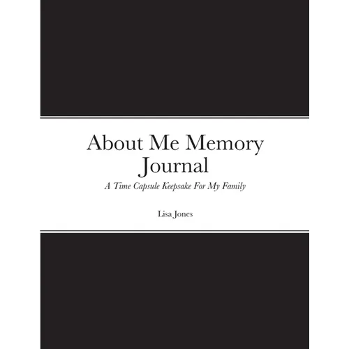 About Me Memory Journal