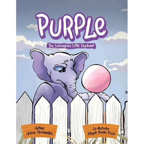 Purple The Courageous Little Elephant