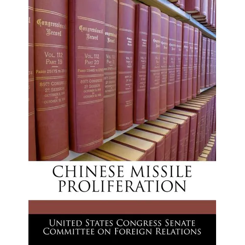 Chinese Missile Proliferation