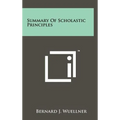 Summary Of Scholastic Principles