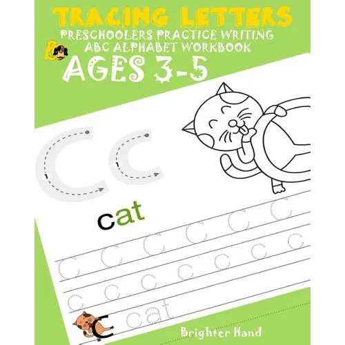 Tracing Letter Preschoolers Practice Writing ABC Alphabet Workbook*Kids Ages 3-5: Large Print
