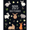 Rabbit Planner 2025: Cute Year Organizer with Bunnies: For an Easy Overview of All Your Appointments! Beautiful Hare Scheduler: January-December (12 M