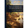 Winslow Papers, A.D. 1776-1826 Volume pt.1