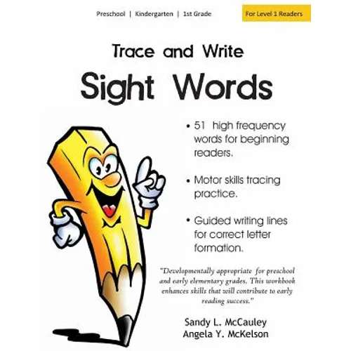 Trace and Write Sight Words: 51 High-Frequency Words for Beginning Readers