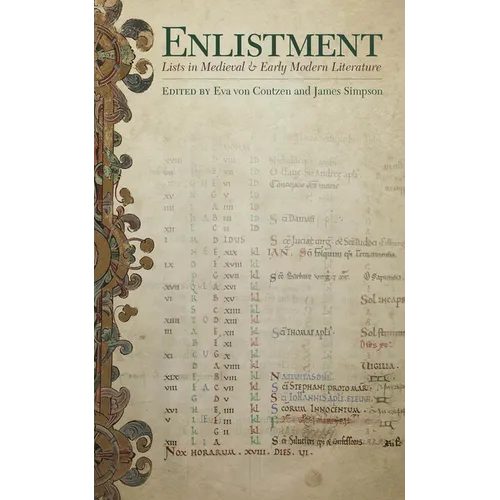 Enlistment: Lists in Medieval and Early Modern Literature
