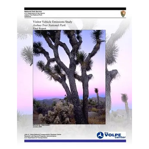 Visitor Vehicle Emissions Study: Joshua Tree National Park- Final Report