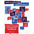 The New Siddur Program: Book 1 - Script Writing Vocabulary Workbook