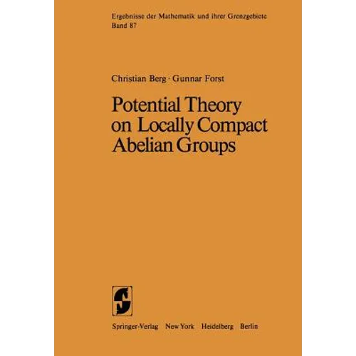 Potential Theory on Locally Compact Abelian Groups