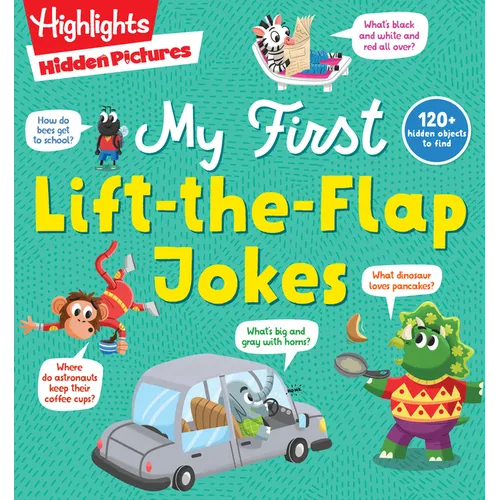 Hidden Pictures My First Lift-The-Flap Jokes: A Lift-The-Flap Joke Book for Beginning Readers, Interactive Kids Joke Book with Hidden Pictures Puzzles