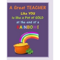 A Great Teacher: Thank You Gift For Teacher