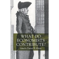 What Do Economists Contribute?