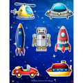 Sticker Album For Boys: 100 Plus Pages For PERMANENT Sticker Collection, Activity Book For Boys, Blue - 8.5 by 11