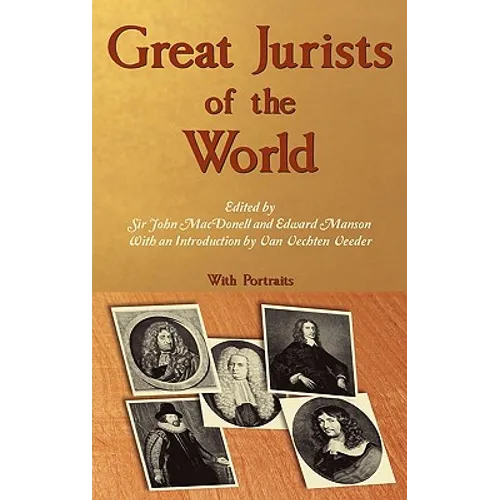 Great Jurists of the World.