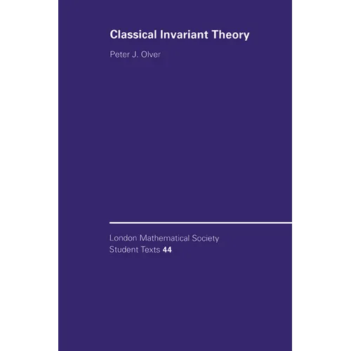 Classical Invariant Theory