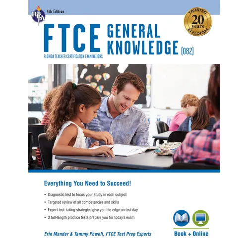 FTCE General Knowledge 4th Ed., Book + Online