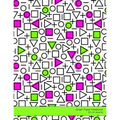 Graph Paper Notebook 0.5 CM Squares: 8.5x11 Notebook Not eBook with Neo-Memphis Cover, Graph Paper Notebook with 0.5 CM Squares, Ideal for Math, Handw