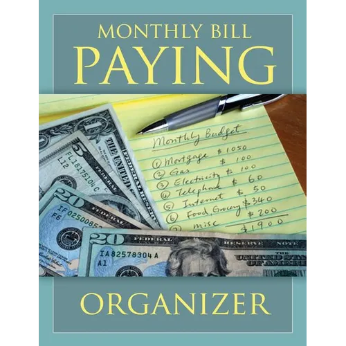 Monthly Bill Paying Organizer