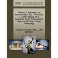 William J. Aplington, as Administrator, Etc., Petitioner, V. United States. U.S. Supreme Court Transcript of Record with Supporting Pleadings
