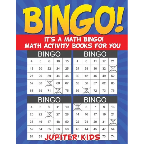 Bingo! It's a Math Bingo! Math Activity Books for You