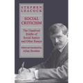 Social Criticism: The Unsolved Riddle of Social Justice and Other Essays