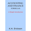 Accounting and Finance Formulas: A Simple Introduction
