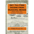 Get Tax Free Income from Municipal Bonds: High Yield Tax Exempt Interest