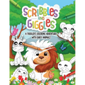 Scribbles and Giggles Coloring Adventure with Baby Animals: First Coloring book For a Toddler in Age 1-3 years old. 50 Super Cute Non-Distracted Pages