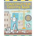 Construction Coloring Book: Constructions Vehicles Excevators Cranes Digger for kids