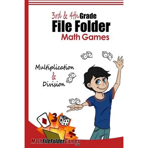 3rd & 4th Grade File Folder Math Games - Multiplication & Division Games