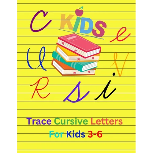 Trace Cursive Letters For Kids 3- 6