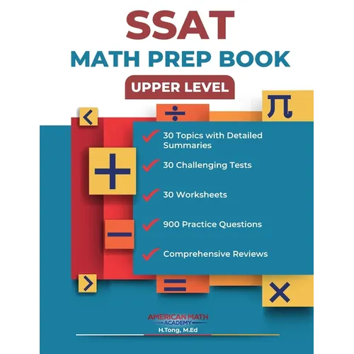 SSAT Upper Level Math Prep Book