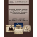 Rolland B. McMaster, Petitioner, V. United States. U.S. Supreme Court Transcript of Record with Supporting Pleadings