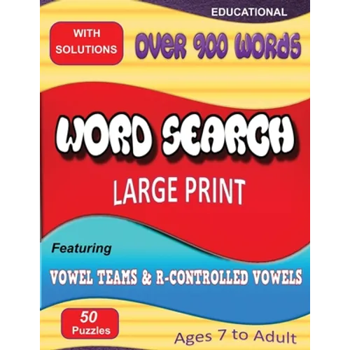 Word Search Featuring Vowel Teams & R-Controlled Vowels