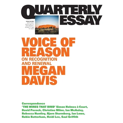 Voice of Reason: On Recognition and Renewal: Quarterly Essay 90