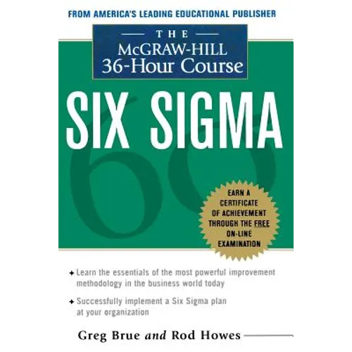 The McGraw Hill 36 Hour Six SIGMA Course