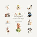 ABC: the alphabet with doodle dogs