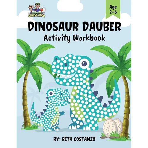 Dot Marker Dinosaur Activity Workbook for ages 2-6