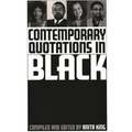 Contemporary Quotations in Black
